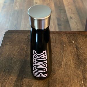VS Pink Branded Water Bottle 15oz, double wall stainless steel